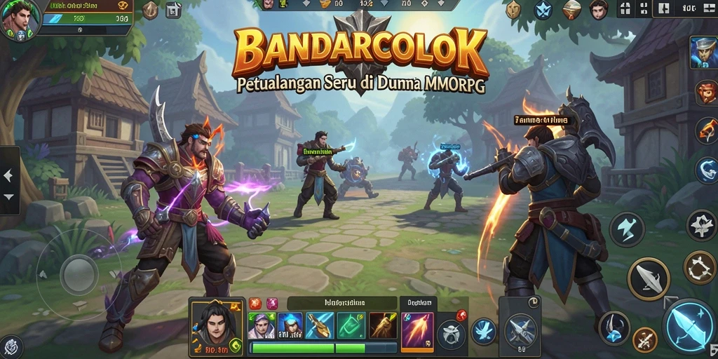 Gameplay menarik dalam BANDARCOLOK dengan aksi pertarungan dan petualangan.