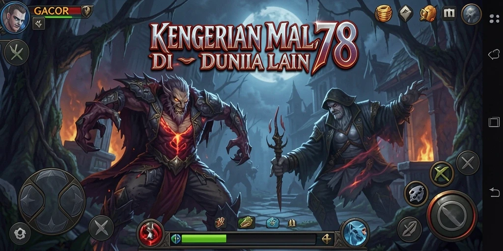 Screenshot menampilkan gameplay menyeramkan di GACOR78.
