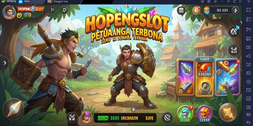 Tampilan gameplay HOPENGSLOT yang seru dalam dunia terbuka.