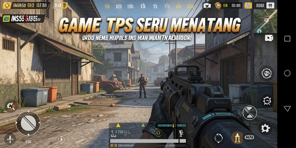 Gameplay INS55 yang seru dan mendebarkan dalam pertempuran TPS.