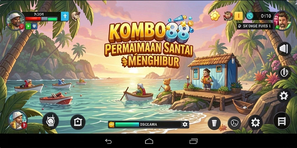 Tampilan gameplay KOMBO88 yang menyenangkan dan interaktif.