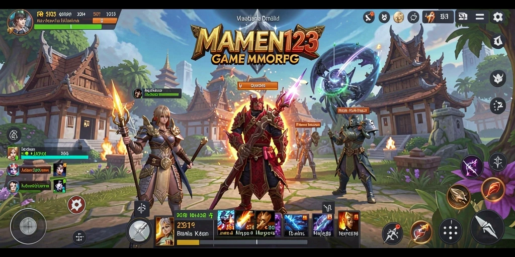 Tampilan gameplay MAMEN123 yang menegangkan dan memikat.