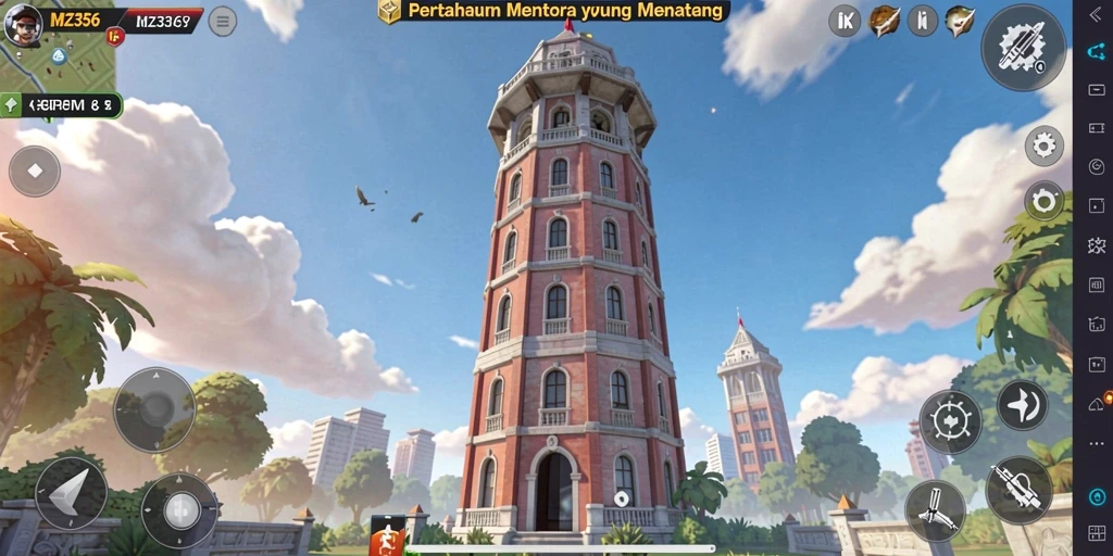 Gameplay seru MZ356 dengan pertahanan menara yang strategis.