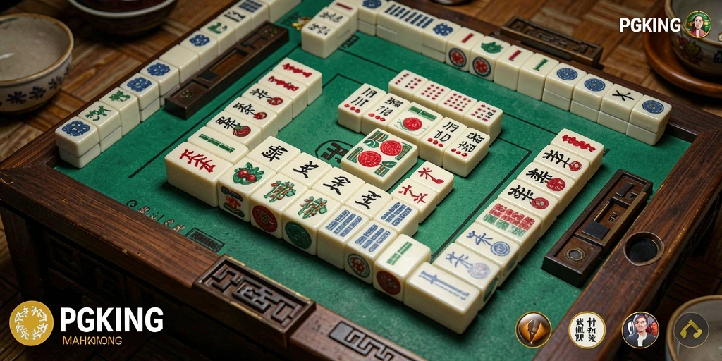 Screenshot PGKING menampilkan gameplay Mahjong yang seru dan interaktif.
