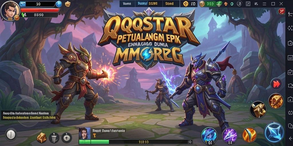 Gameplay mendalam dan grafis menawan di QQSTAR.
