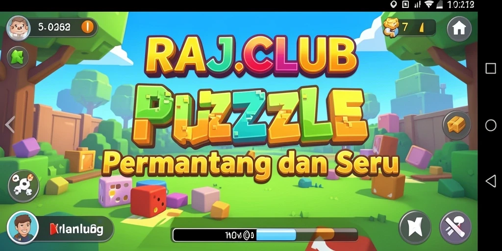 Tampilan gameplay RAJACLUB dengan teka-teki menantang.