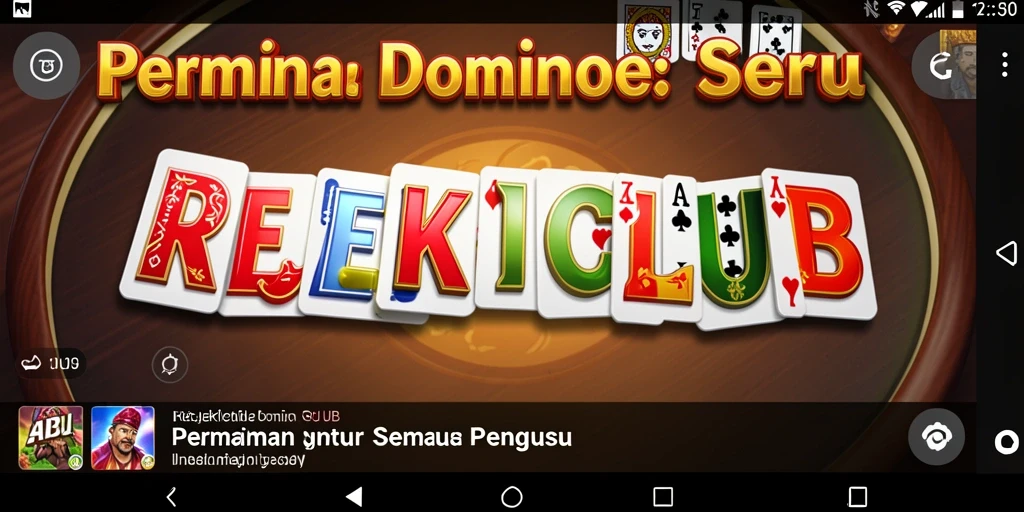 Tampilan gameplay seru di REJEKICLUB dengan fitur menarik.