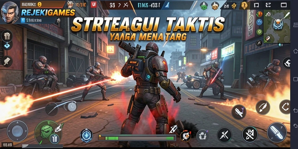 Screenshot gameplay dari REJEKIGAMES yang menunjukkan strategi mendalam.
