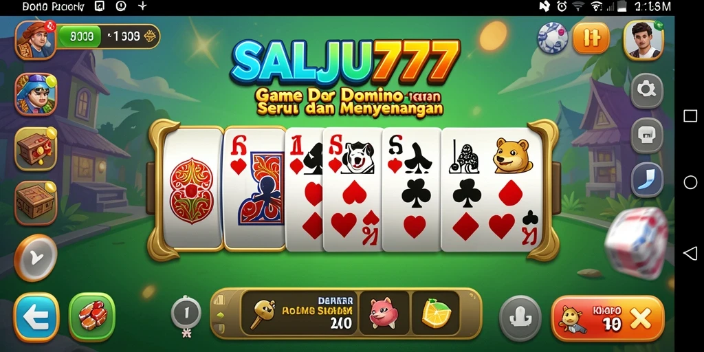 Tampilan gameplay SALJU777 yang seru dan interaktif.