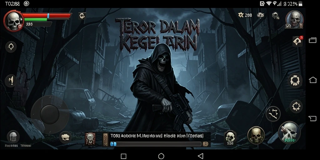 Tampilan gameplay TO288 yang menegangkan dengan suasana horror.
